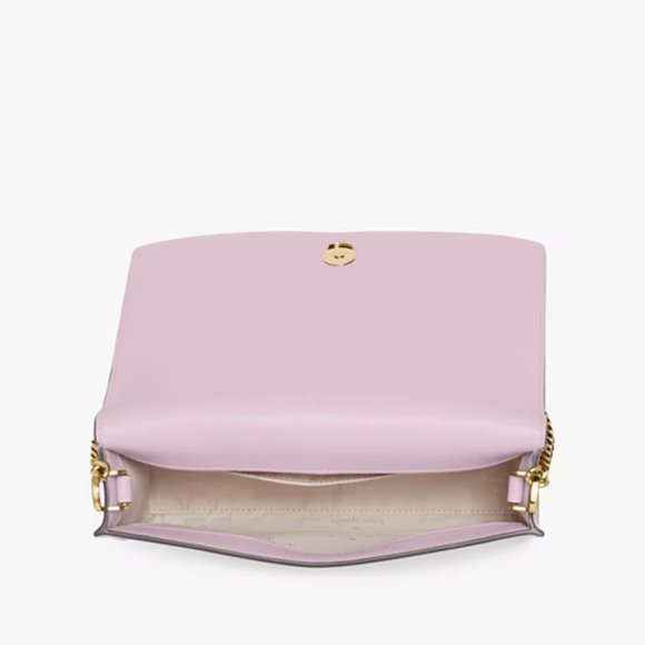 Kate Spade Carson Convertible Chain Crossbody Bag Quartz Pink - Picture 5 of 6